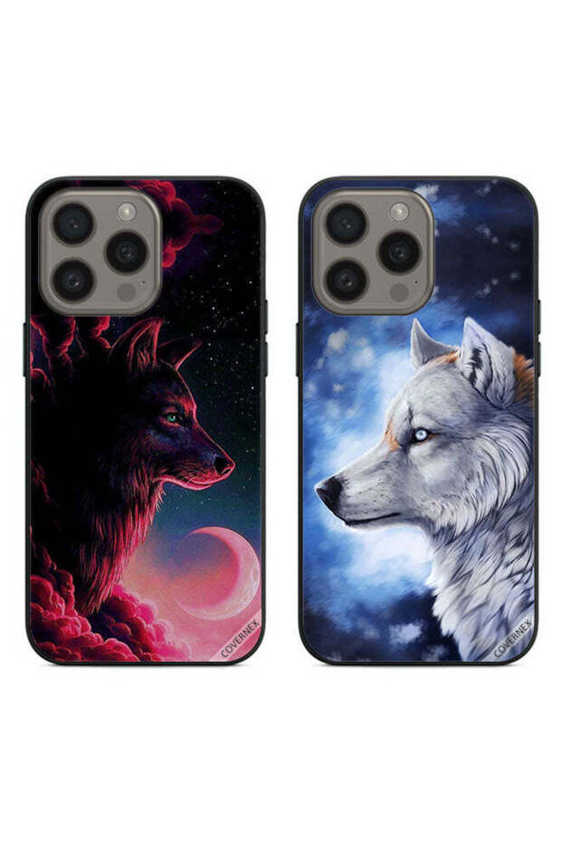 حافظتان واقيتان لهاتف Apple iPhone 15 Pro من Wolf Art