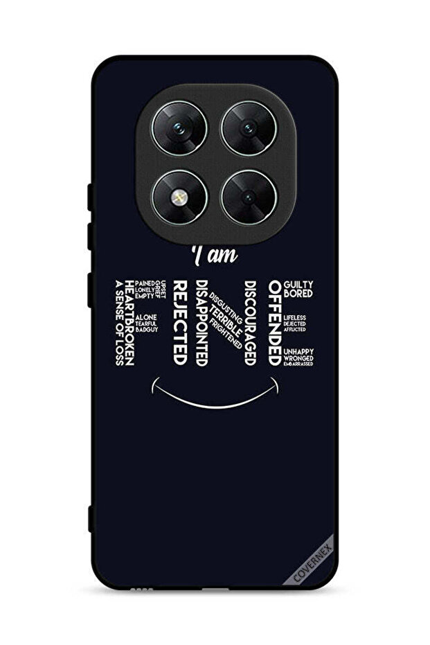 Xiaomi Redmi Note 14 Pro 5G Protective Case Cover Calligraphy I Am Fine