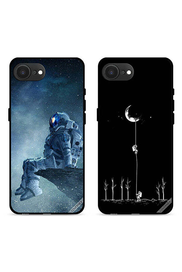 حافظتان واقيتان لهاتف Apple iPhone 16e بتصميم رائد فضاء متعب على القمر