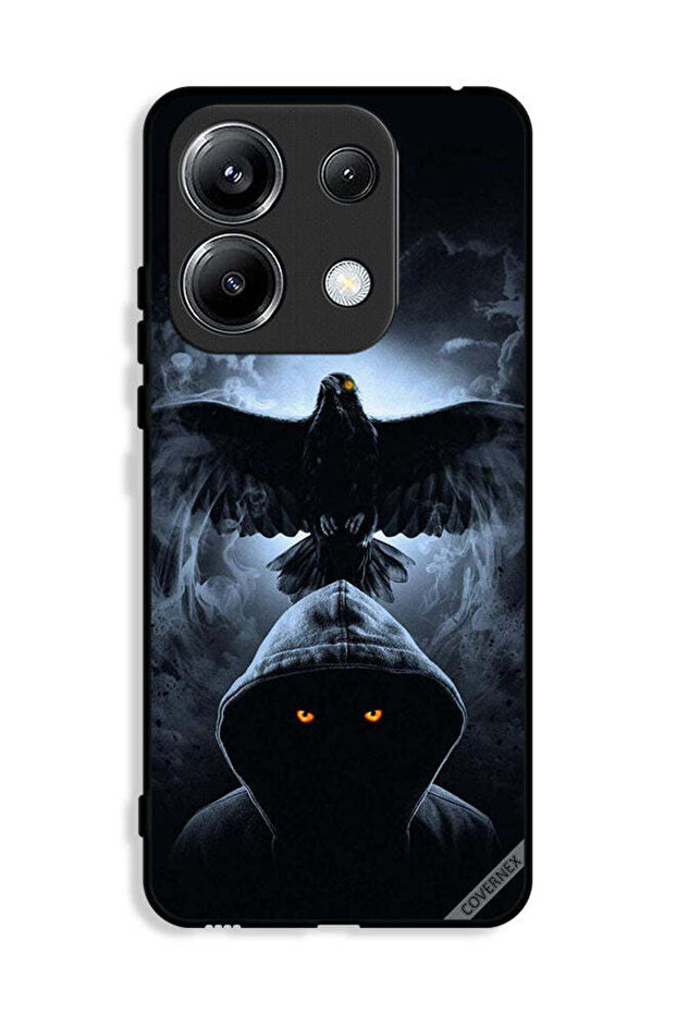 غطاء حماية لهاتف Xiaomi Poco M6 Pro 4G بتصميم النسر