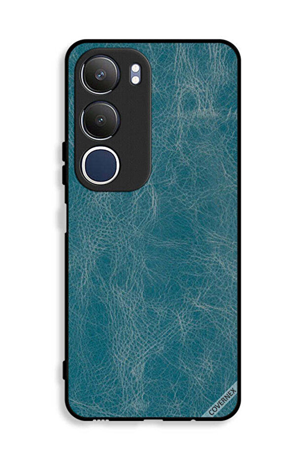 غطاء حماية لهاتف Vivo Y19s 4G بنمط جلدي عتيق