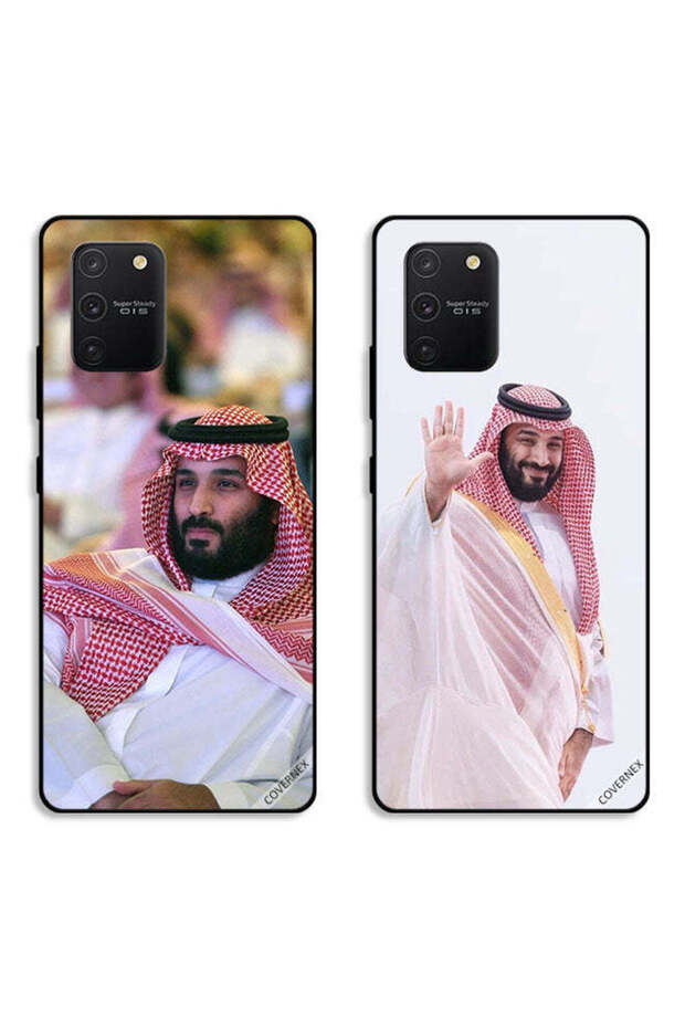 حافظتان لهاتف سامسونج جالاكسي إس ١٠ لايت - غطاءان واقيان - محمد بن سلمان