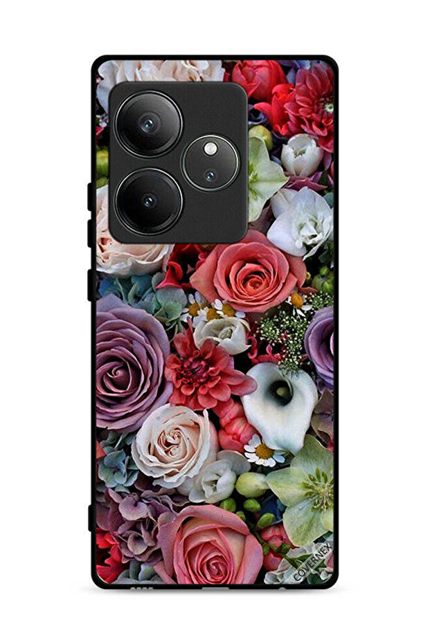 غطاء حماية لهاتف Realme GT 6 5G - لون وردي