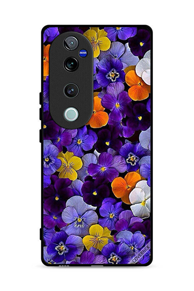 غطاء حماية لهاتف Vivo V40 Pro 5G بزهور صغيرة