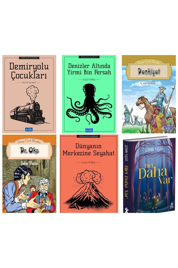 DEMİR YOLU ÇOCUKLARI</DNTCTMS> , Don Quixote, DR.OKS</DNTCTMS> VE the Old Man Lives On, One More, 6-Book Set