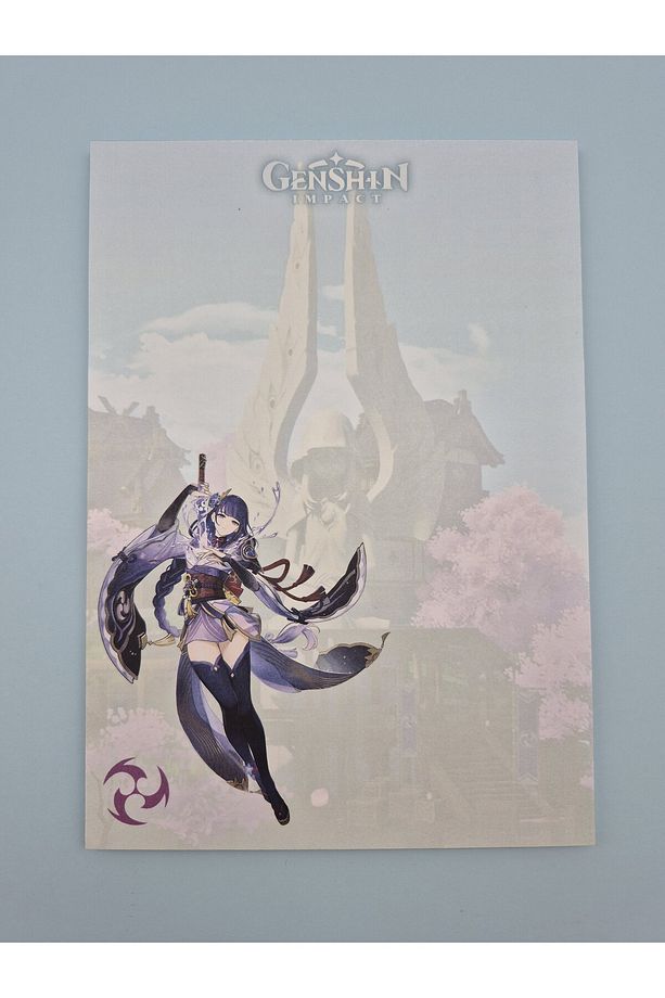 Genshin Impact A5 Raiden Shogun Ei Notepad, Bloknot - 2