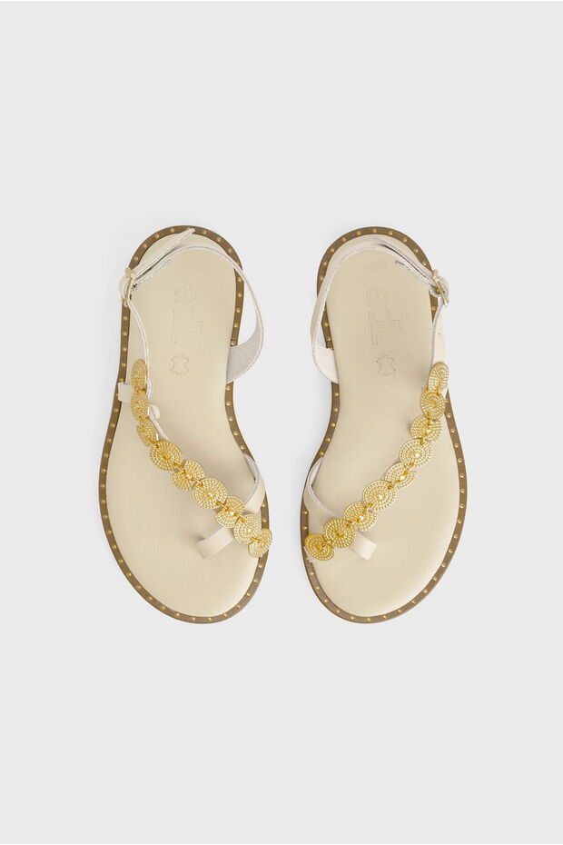 Deri Bantlı Sandalet - 3