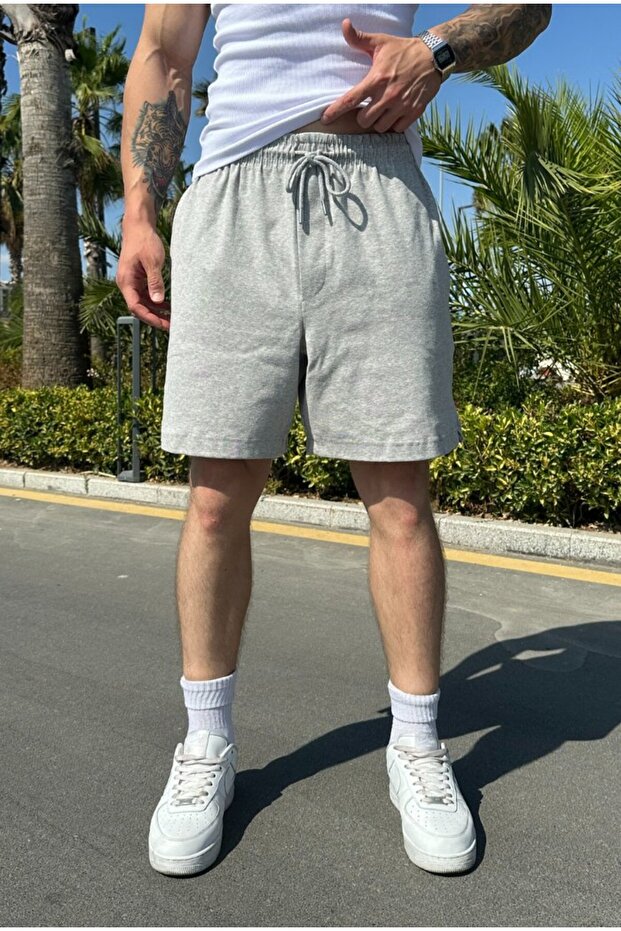 Basic Premium Oversize Şort - 1