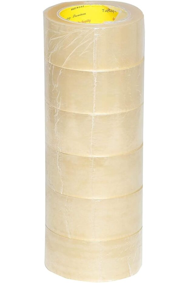 Clear Packing Tape | Strong Heavy Duty Packaging Tape for Sealing Parcel Boxes