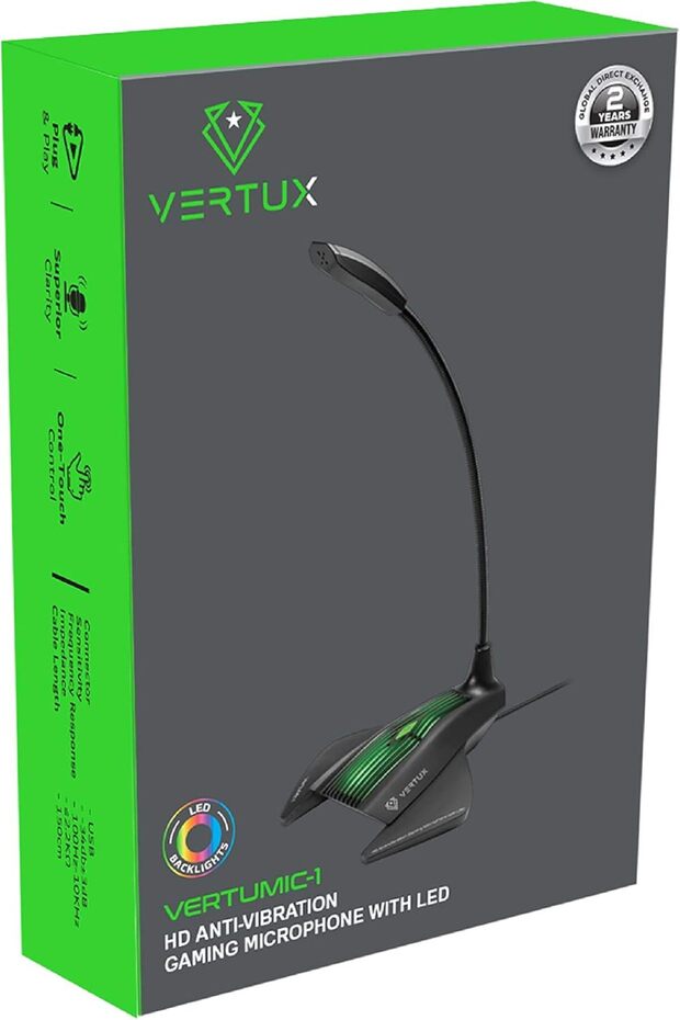 ميكروفون ألعاب عالي الحساسية مع إضاءة LED - 3