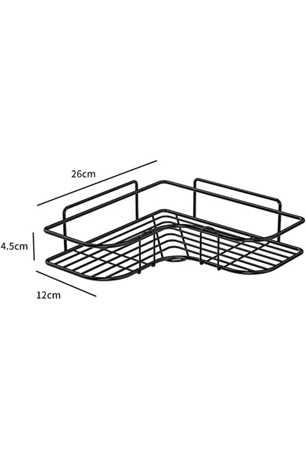 Corner bathroom shelf support - 6
