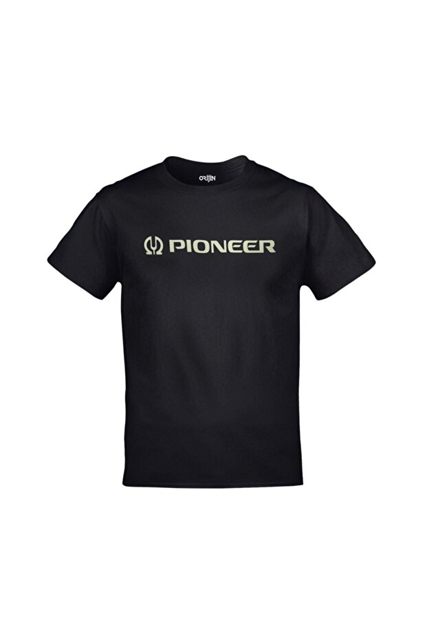 Unisex Black Printed T-Shirt