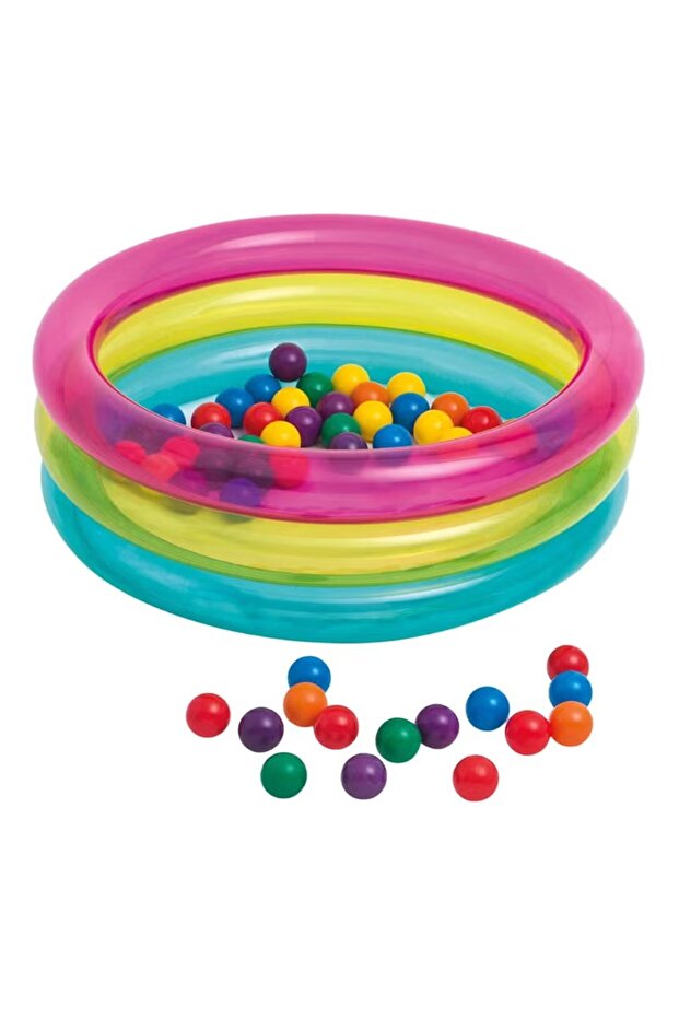 حوض سباحة قابل للنفخ بثلاث حلقات - 1