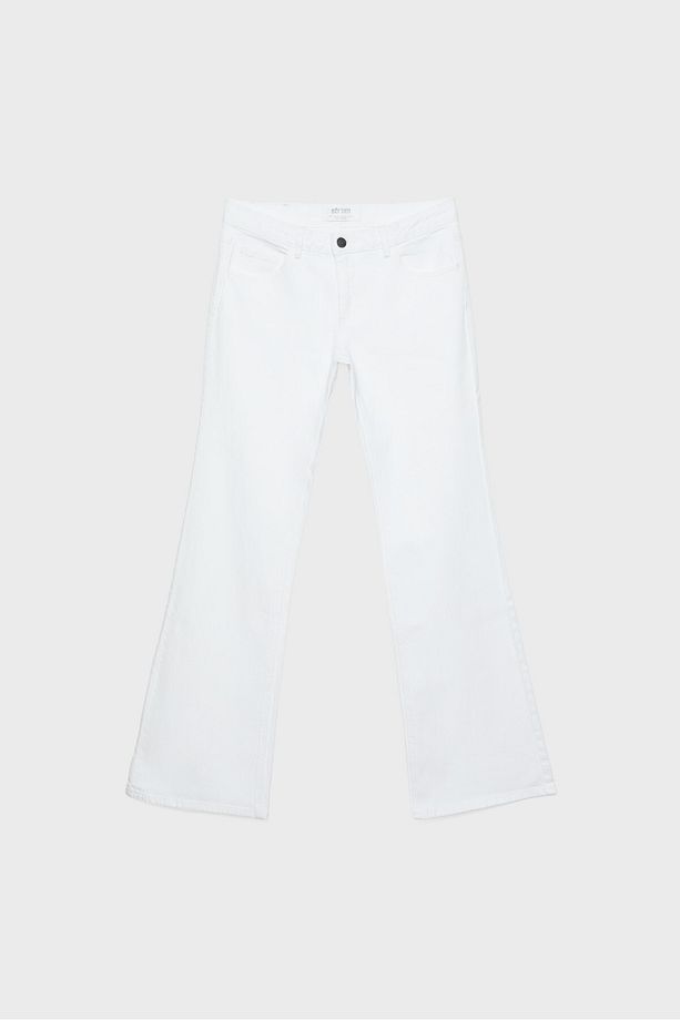Çan paça düşük bel kot pantolon - 6