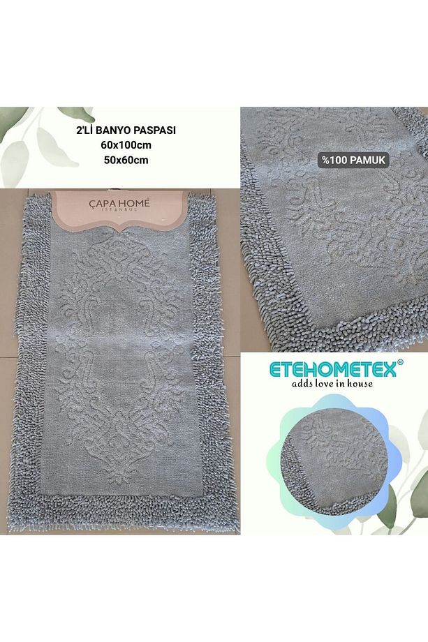 ÇAPA HOME PAMUK 2'Lİ BANYO PASPASI - 1