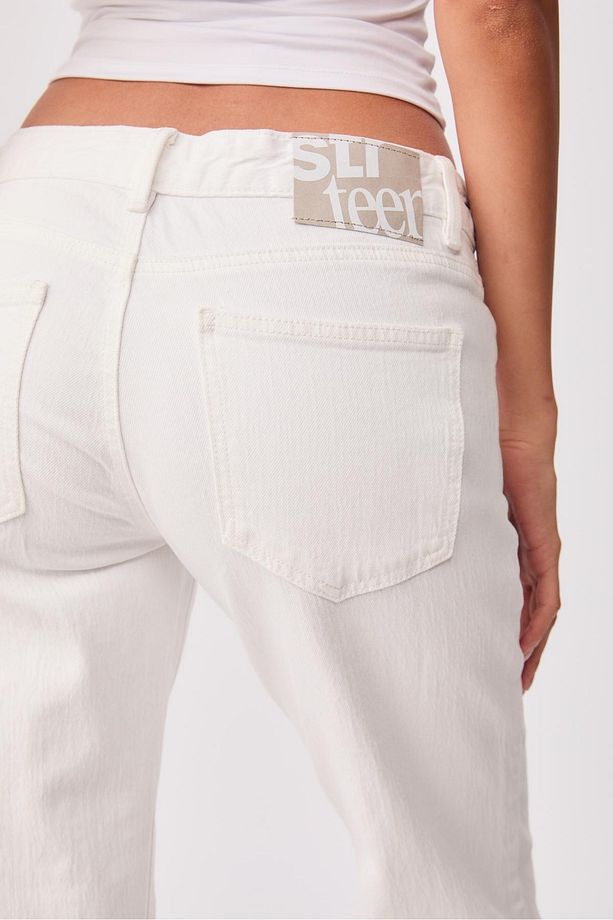 Çan paça düşük bel kot pantolon - 4
