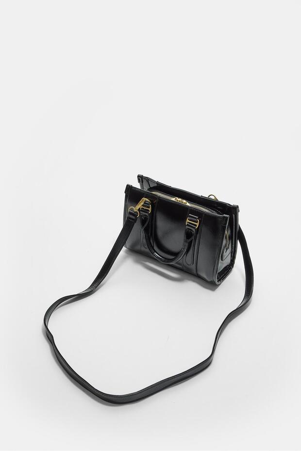 Sert tote çanta - 3