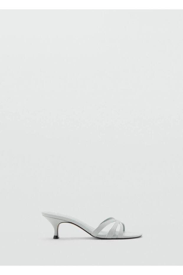 Kitten topuklu bantlı sandalet - 2