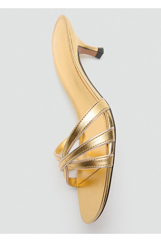 Kitten topuklu bantlı sandalet - 5