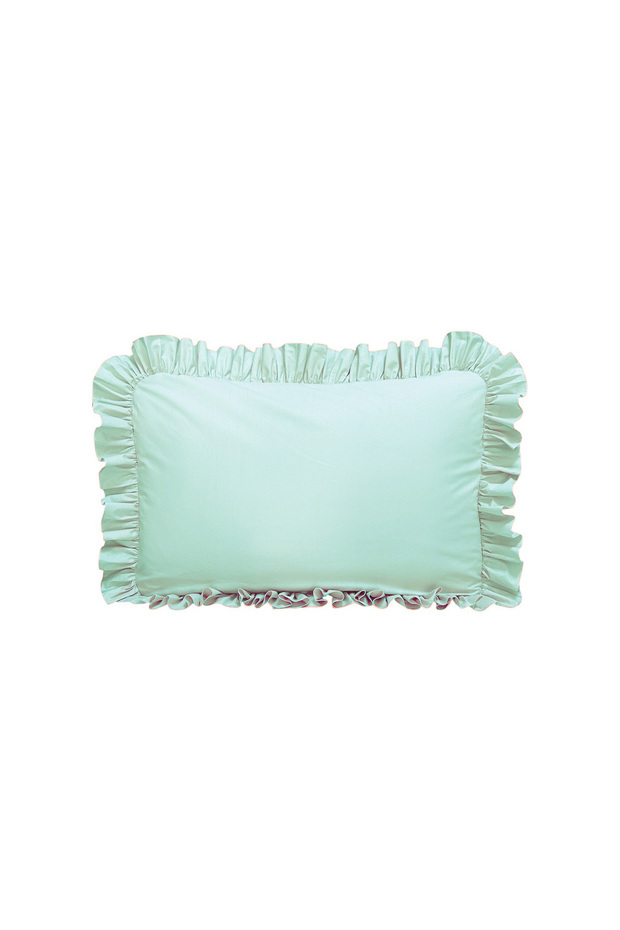 Ruffle Pillow Case Single 50X70 cm 1 Piece 100% Natural Cotton 18 Different Color Options