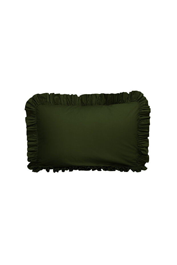 Ruffle Pillow Case Single 50X70 cm 1 Piece 100% Natural Cotton 18 Different Color Options