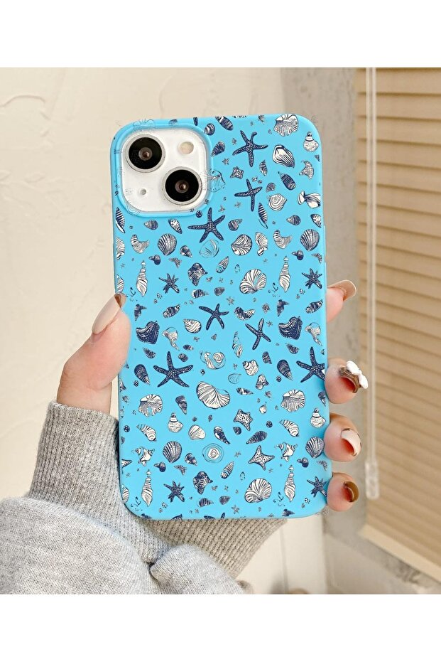 Balporsuku Exclusive Design Cover Compatible with iPhone 13 Mini Omn01 Pattern Phone Case Minishell