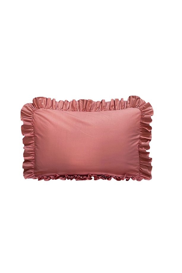 Fırfırlı Yastık Kılıfı Tek Kişilik 50x70 cm 1 Adet %100 Doğal Pamuk 18 Farklı Renk Seçeneği - 1