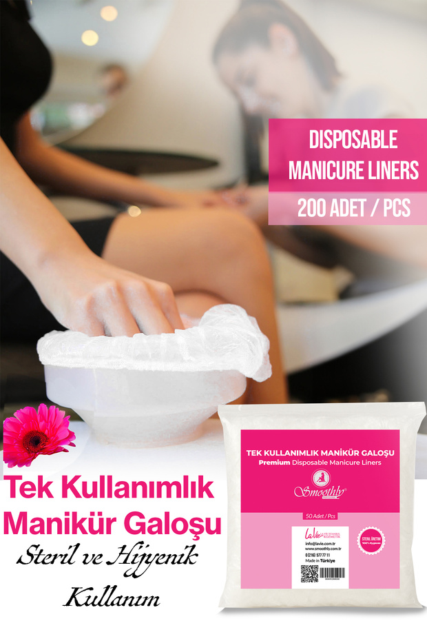 Manicure Overshoes Disposable 200 Pieces / 4 Packs - Hygienic & Premium Quality