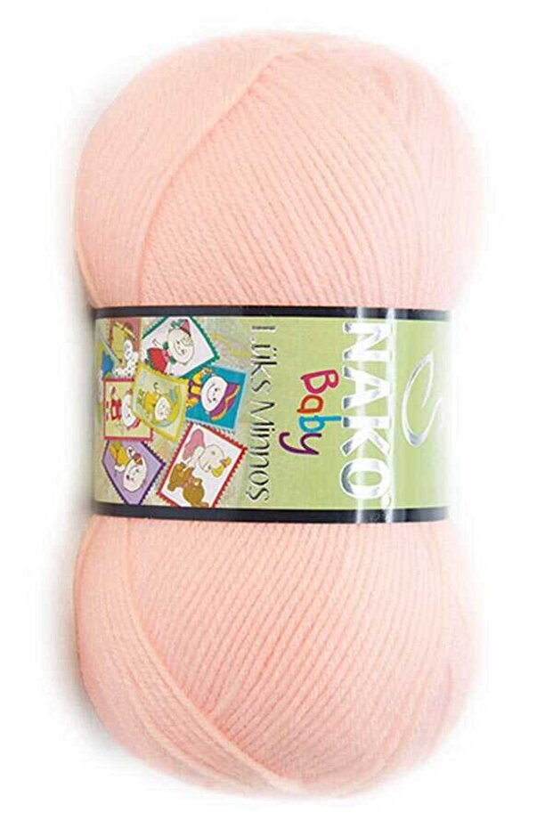 5 Pieces of Luxury Minnoş Hand Knitted Yarn 99054 Light Yavruağzı