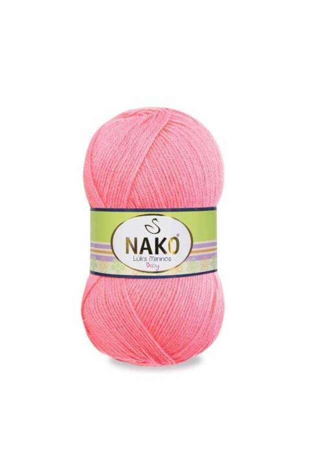 Lüks Minnoş El Örgü İpi 236 Gül Pembe - 1