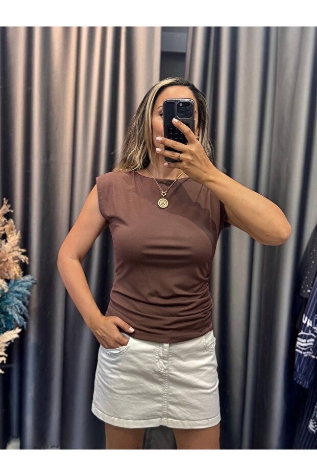 Draped Blouse - 1