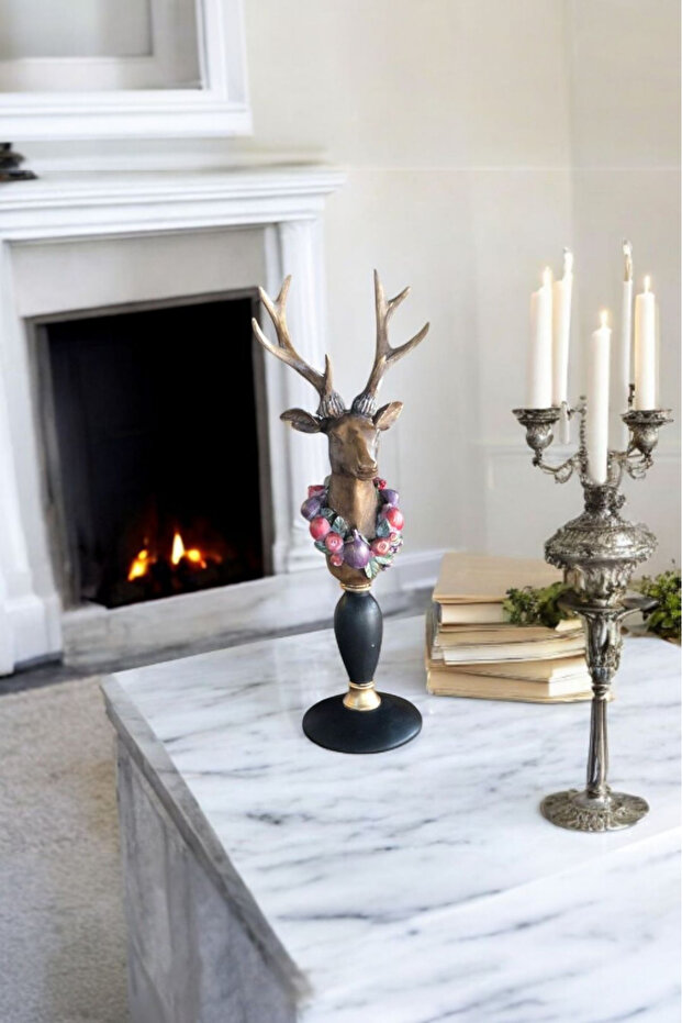 Dekoratif Geyik Biblo - 1