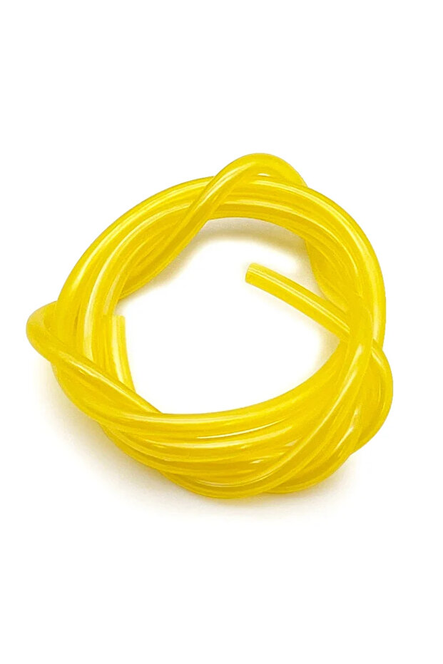 Yellow Petrol Chainsaw Brush Cutter Grass Trimmer Accessories Fuel Line Pipe Hose I.D.2.5mm O.D.5mm