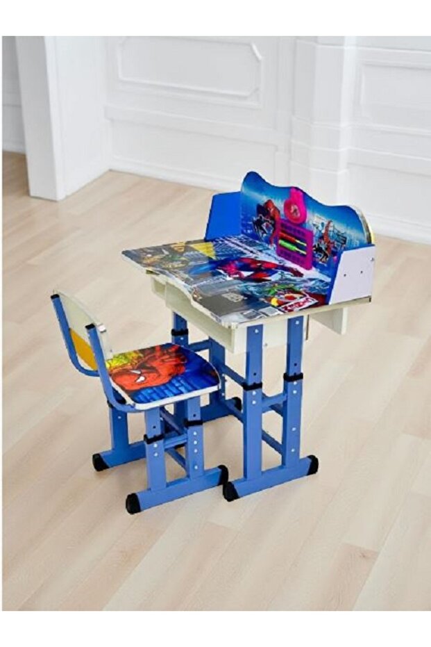 طاولة دراسة وكرسي قابلان للطي - 2