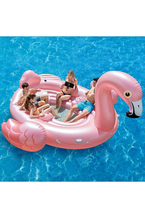 57267 Dev Boy Yüzen Ada Flamingo Parti Boyu 4.22Metre - 1