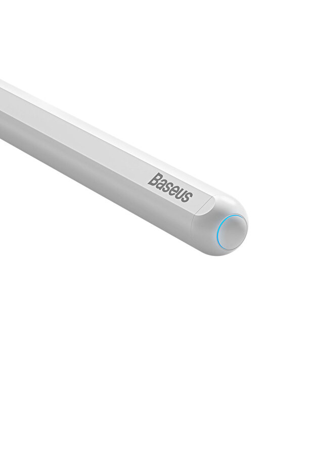 Wireless active stylus for iPhone iPad + replaceable tip white - 7