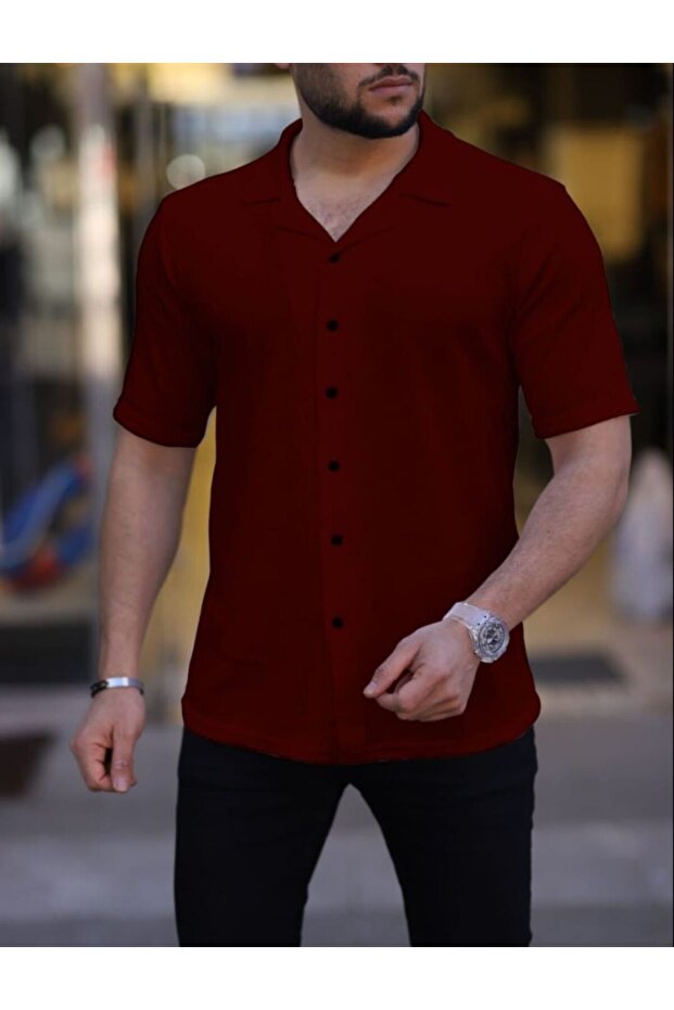 WAFFLE %100 ÖRME GÖMLEK - 1