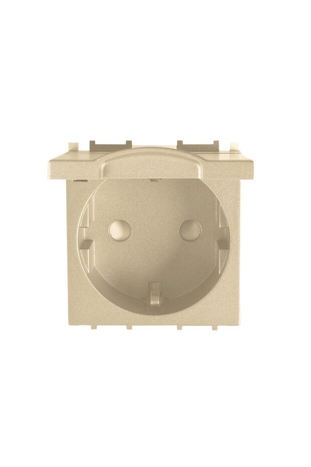 PRIZA SCHUKO CU CAPAC MODULAR AURIU INCHIS 2M