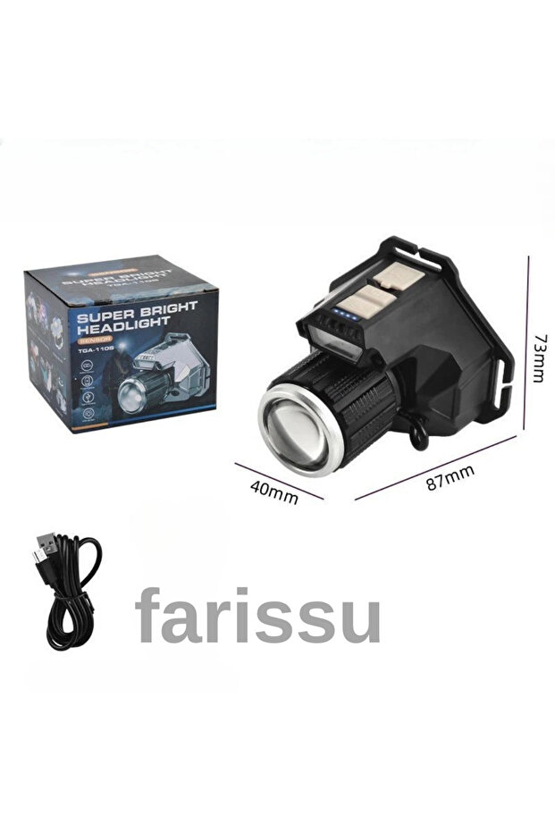 Şarjlı Sensörlü LED Kafa Lambası – TGA-110 - 6