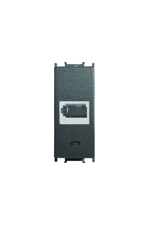 PRIZA TELEFON MODULAR NEGRU 1M