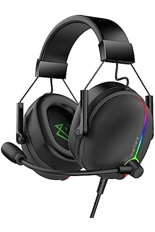 Wired Gaming Headset, High-Performance 7.1 Surround Sound Over-Ear with Noise Cancelling Mic, - 1