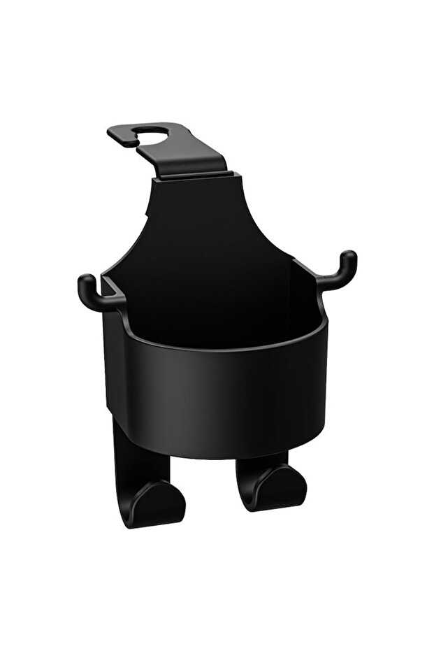 Multifunctional Car Hook Support, Plastic, Black - 2