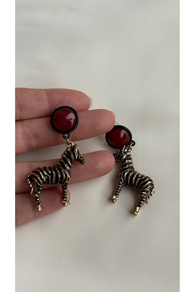 Zebra Küpe, Zara Model Küpe - 2