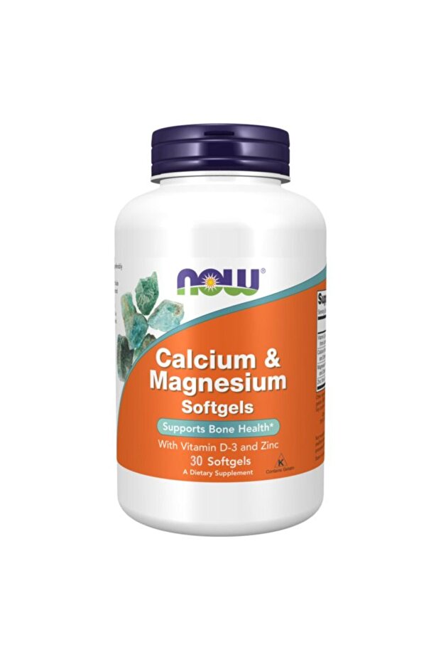 NOW CALCIUM MAG +D SOFTGELS 30S