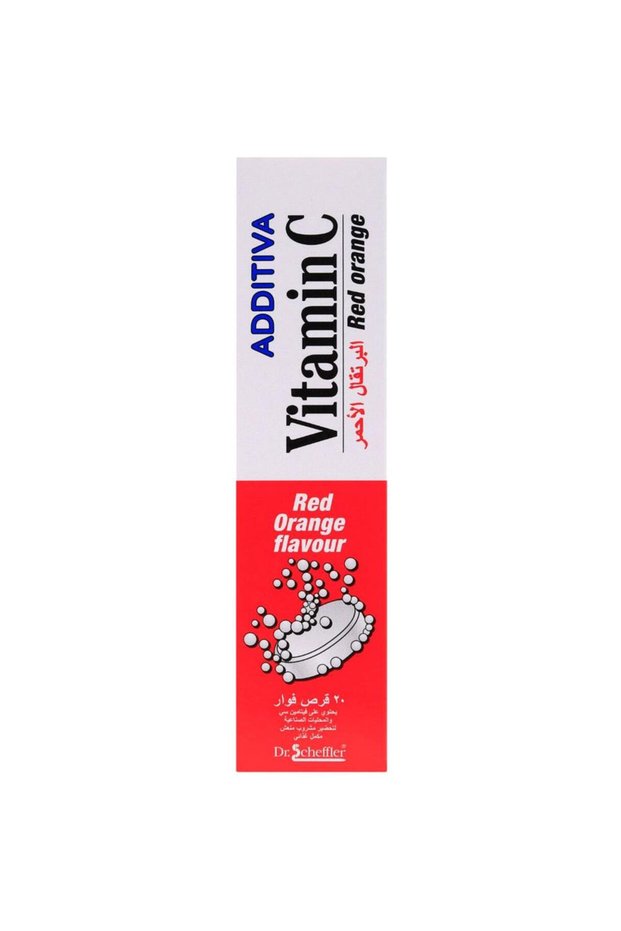 Additiva Vitamin C 1000mg Red Orange Tabs 20S