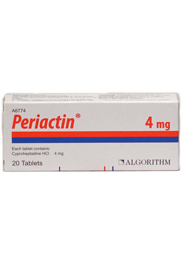 Periactin 4Mg Tablet 20'S-