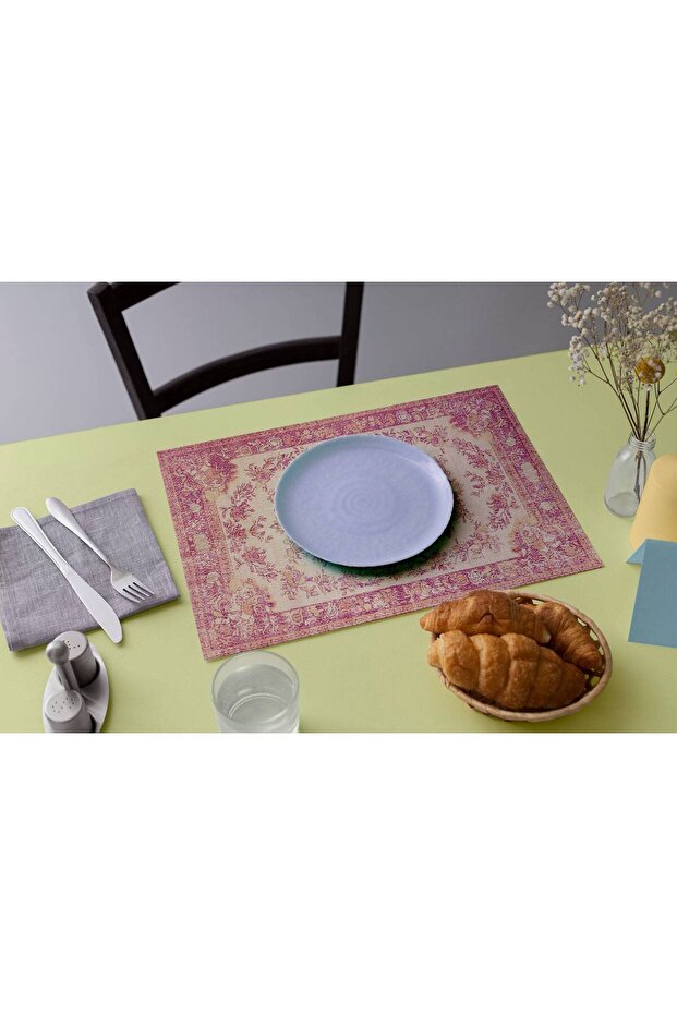 مفرش طاولة مستطيل من البوليستر سوبرا عتيق - 2