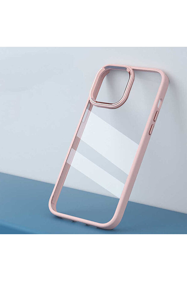 حافظة TKNC كروم متوافقة مع هاتف iPhone 14 Plus - أحمر - 4