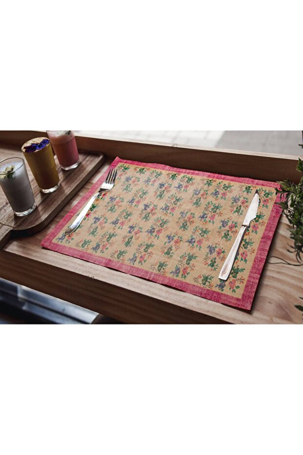 Supla من البوليستر المستطيل العتيق لتقديم الطاولة بشكل أنيق - 3