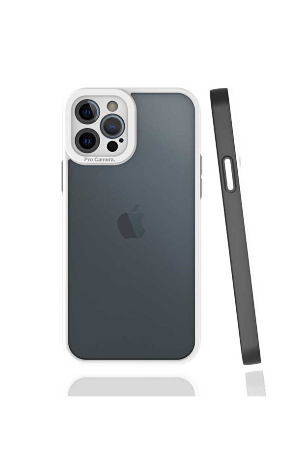 حافظة TKNC Mima متوافقة مع هاتف iPhone 12 Pro - أسود - 1